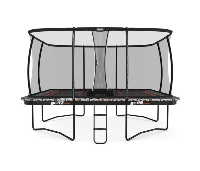 Berg Ultim Pro Bouncer Vierkante Trampoline 500x500 cm met deluxe veiligheidsnet XL