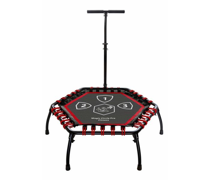 Fitness Trampoline Magic Circle Pro Hexagon 100 cm Rood