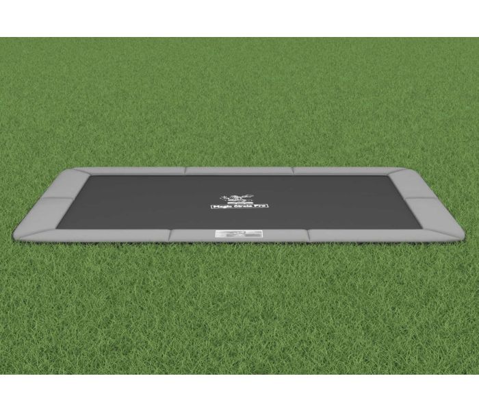 Flat to the ground Trampoline Rechthoekig Magic Circle Pro Grey 244x366 cm