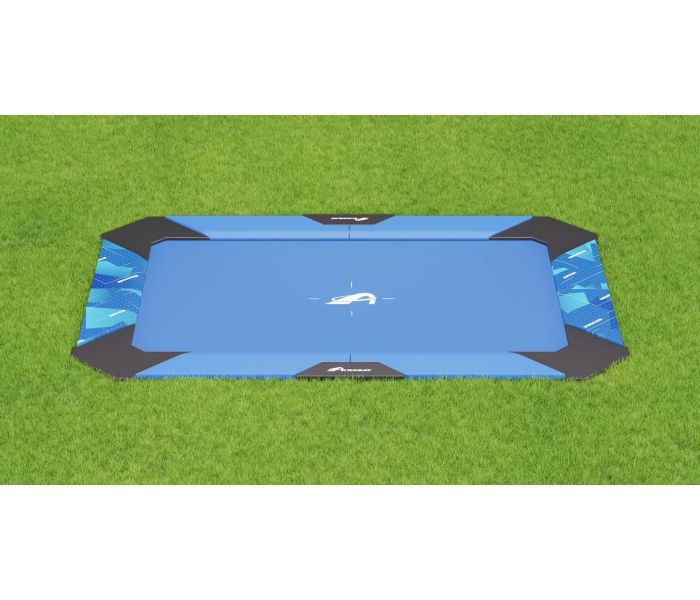 Flat to the ground Trampoline Rechthoekige Akrobat XCITYX 430x305 cm