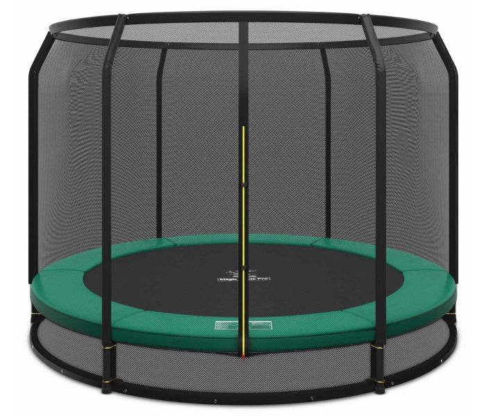Ingraaf Trampoline Magic Circle Pro 251 cm Groen met veiligheidsnet