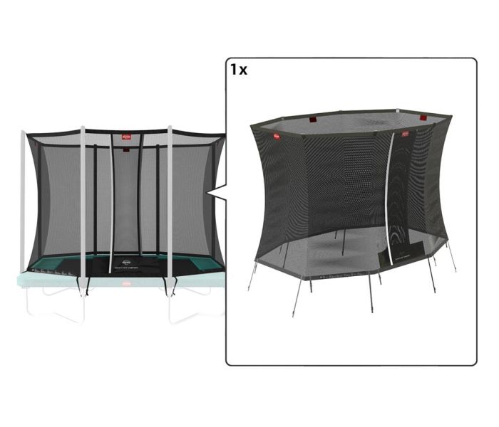 Los veiligheidsnet voor rechthoekige Berg Ultim comfort trampoline 280x190 cm