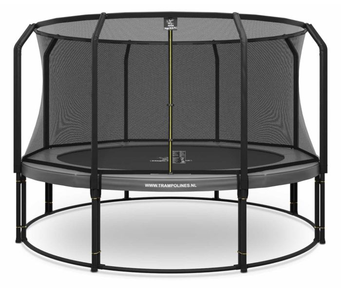 Magic Circle Pro Grey Trampoline 427-430 cm met veiligheidsnet