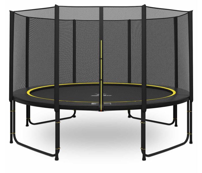 Magic Jump Black Trampoline 427 cm met veiligheidsnet