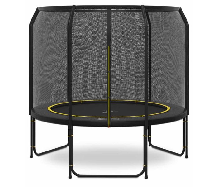 Magic Jump Fiber Black trampoline 251 cm met veiligheidsnet