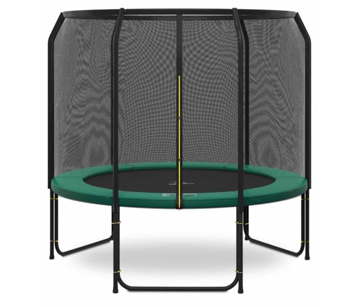 Magic Jump Fiber trampoline 251 cm Groen met veiligheidsnet