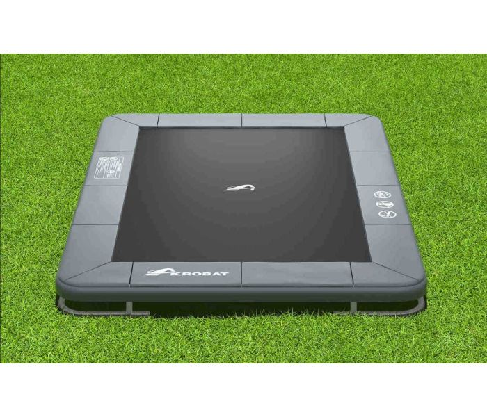 Rechthoekige Ingraaf Trampoline Akrobat Orbit 335x244 cm
