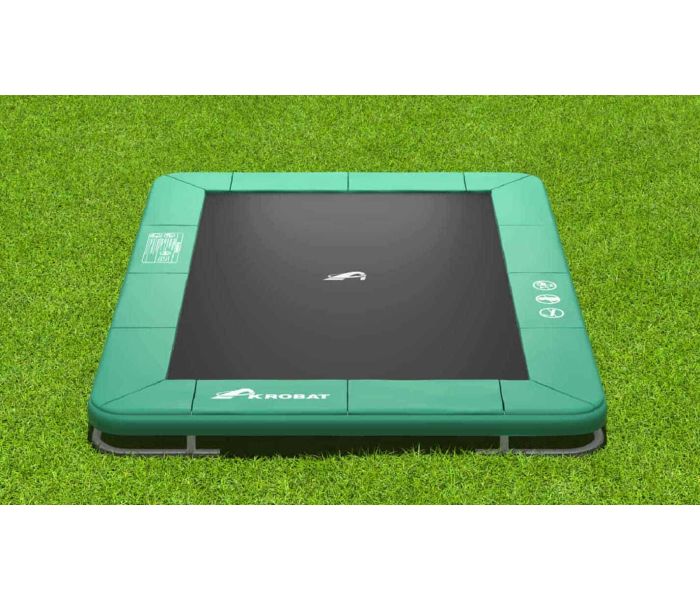 Rechthoekige Ingraaf Trampoline Akrobat Orbit 305x183 cm