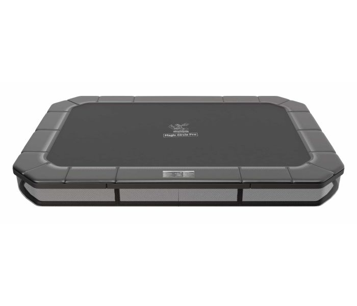 Rechthoekige Ingraaf Trampoline Magic Circle Pro Grey 430 x 305 cm