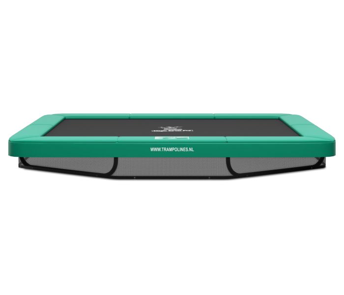 Rechthoekige Ingraaf Trampoline Magic Circle Pro Groen 214 x 305 cm
