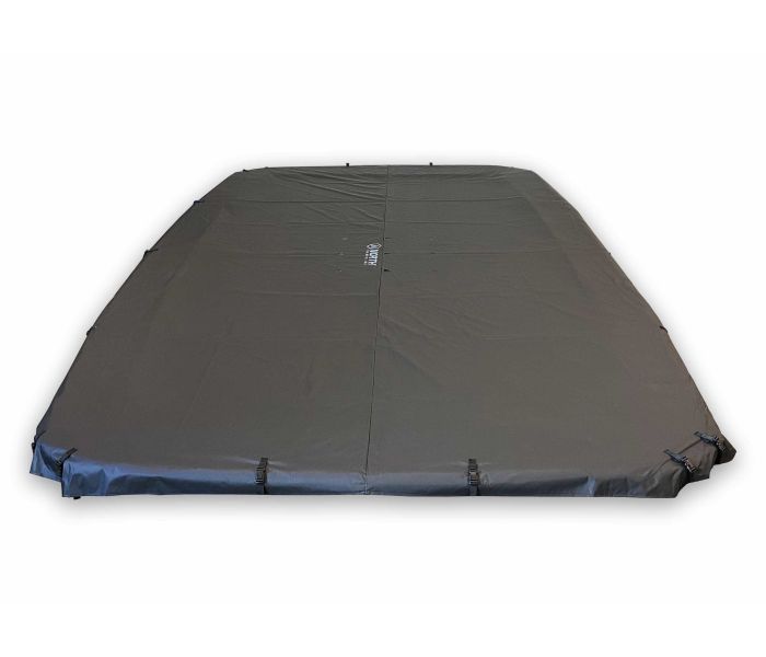 Rechthoekige Trampoline Afdekhoes Flat To The Ground 520 x 370 cm Black North