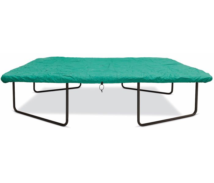 Rechthoekige Trampoline Winter Afdekhoes Groen 244 x 366 cm