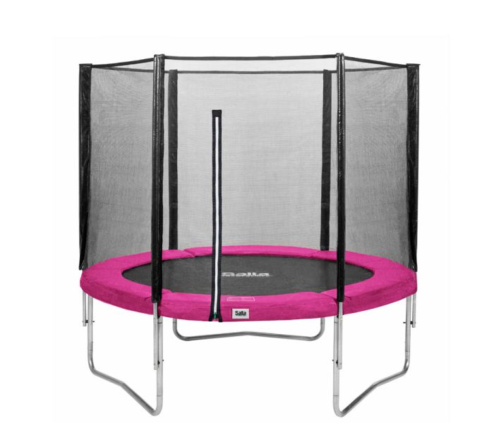 Salta Trampoline 213 met veiligheidsnet Roze