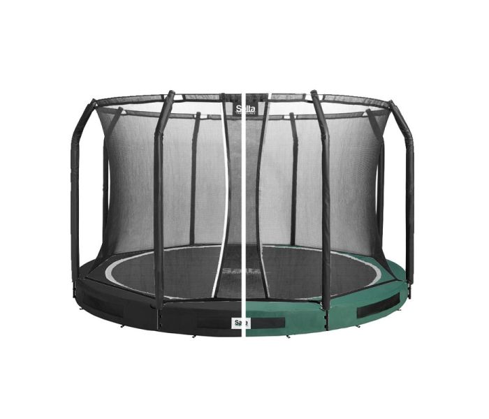 Salta Premium Ground Ingraaf Trampoline 251 met veiligheidsnet