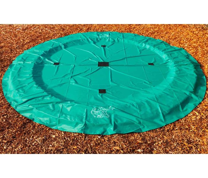 Trampoline Afdekhoes Flat To The Ground 410 cm Groen