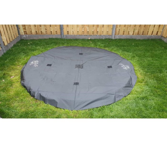 Trampoline Afdekhoes Flat To The Ground 251 cm Black