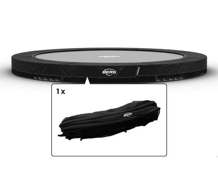 Trampoline Rand Berg Champion inground 330 cm Zwart