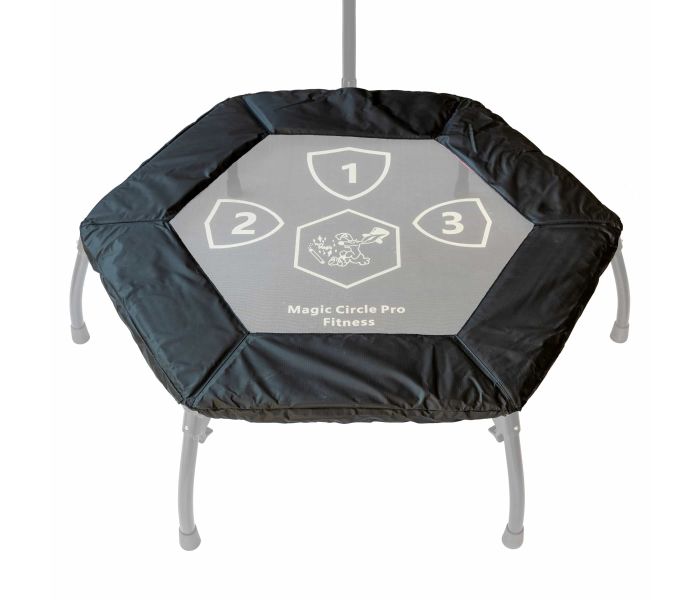 Trampoline rand Fitness Magic Circle Pro Zwart 100 cm Hexagon