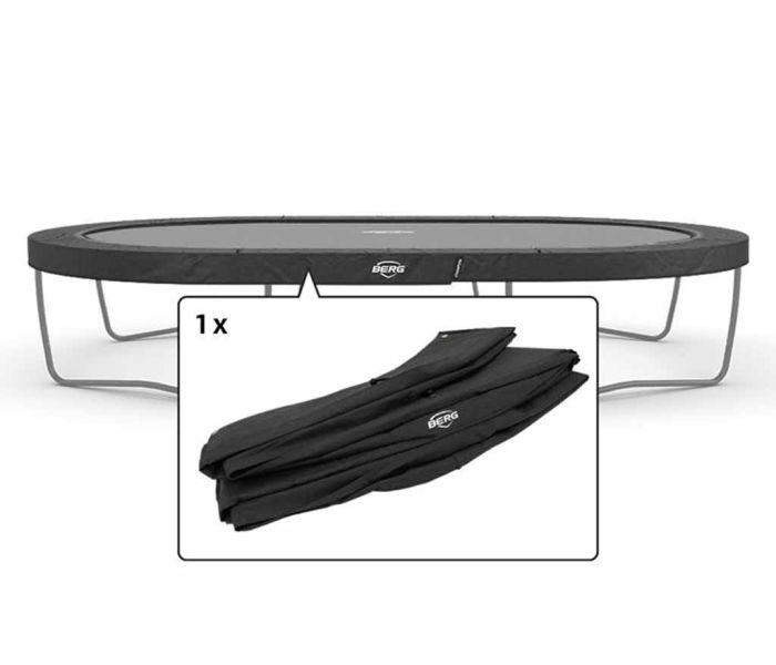 Trampoline Rand ovaal Berg Champion Grand 520x345 cm Grijs
