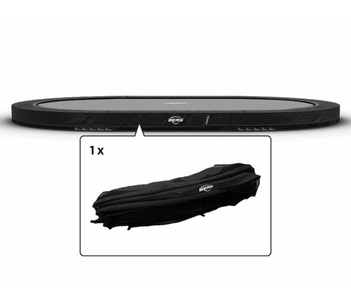Trampoline Rand ovaal Berg Champion Grand inground 520x345 zwart