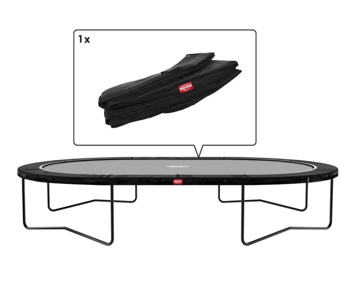 Trampoline Rand ovaal Berg Favorit Grand 520x345 cm Zwart