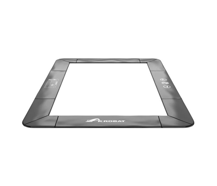 Trampoline Rand Rechthoekig Flat To The Ground Akrobat Primus 305x183 cm Zwart